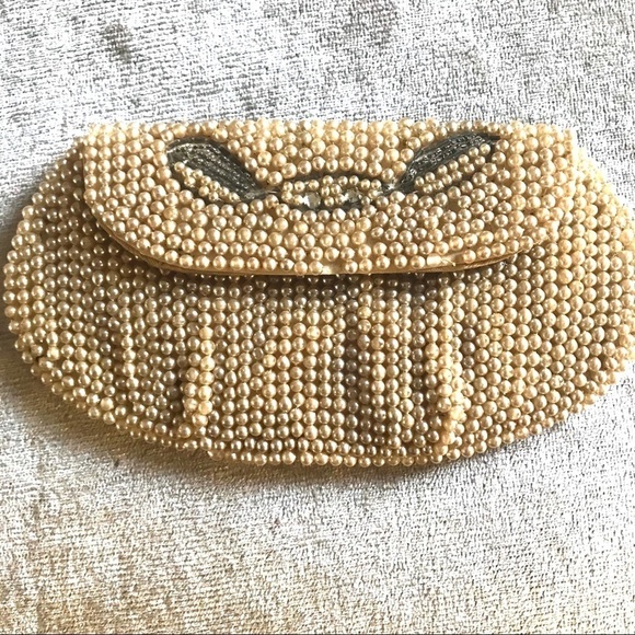 Vintage Pearl Mini Clutch - Picture 1 of 8
